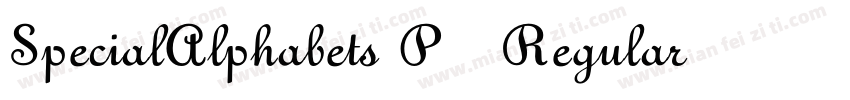SpecialAlphabets P09 Regular字体转换